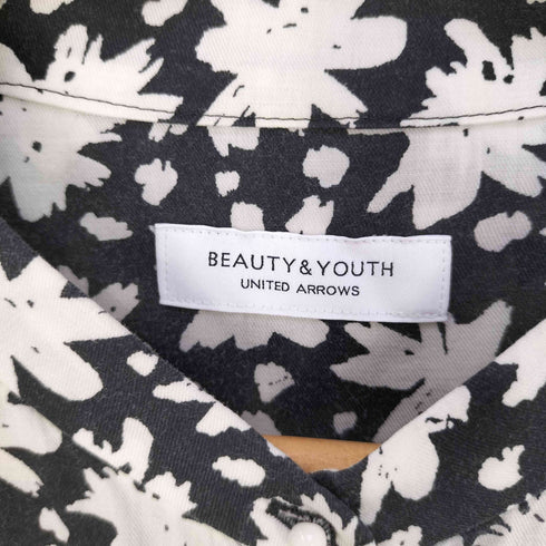 ビューティーアンドユースユナイテッドアローズ BEAUTY & YOUTH UNITED ARROWS リバ ティプリントバンドカラーシャツ レディース