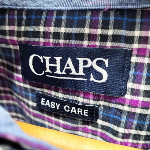 チャップス CHAPS EASY CARE BDチェック L/S シャツ ビッグサイズ カラフル メンズ 2XB