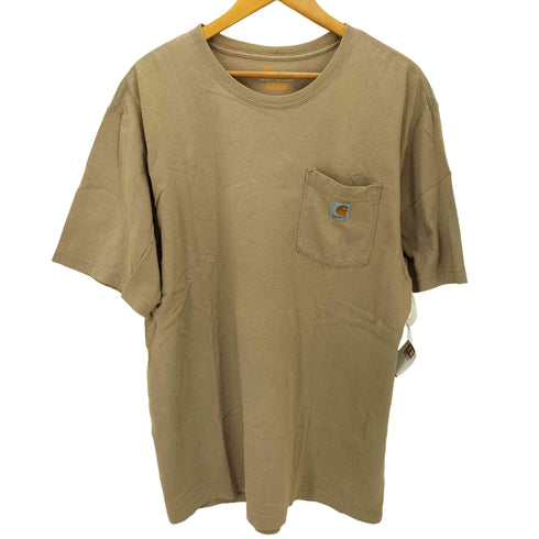 カーハート Carhartt ワンポイントロゴ ポケット S/S クルーネックTシャツ メンズ import:L