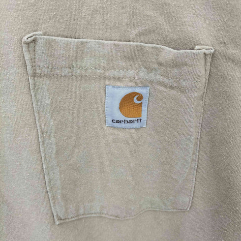 カーハート Carhartt ワンポイントロゴ ポケット S/S クルーネックTシャツ メンズ import:L