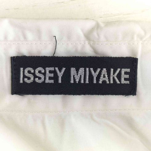 イッセイミヤケ ISSEY MIYAKE 黒タグ ボックス シワ加工 レギュラーカラーシャツ メンズ JPN:L