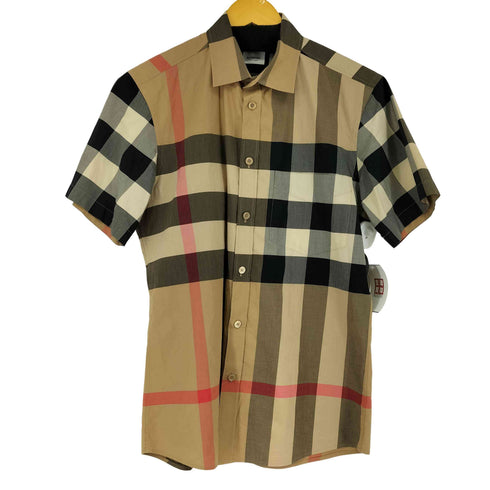 バーバリーロンドン BURBERRY LONDON ノバチェック S/S シャツ メンズ import:M