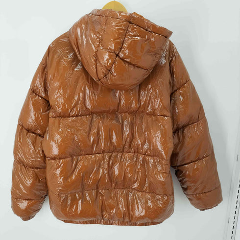 ザラ ZARA エナメルコーティング中綿フーデッドジャケット レディース JPN:M