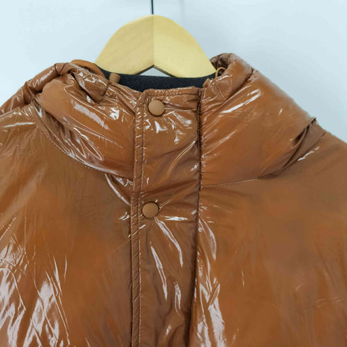 ザラ ZARA エナメルコーティング中綿フーデッドジャケット レディース JPN:M
