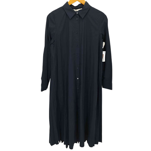 ザラ ZARA PLEATED SHIRT DRESS プリーツシャツワンピース レディース JPN:M