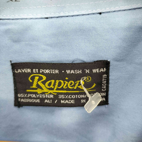 RAPIER 襟芯 エポレット サファリシャツ メンズ import:XL