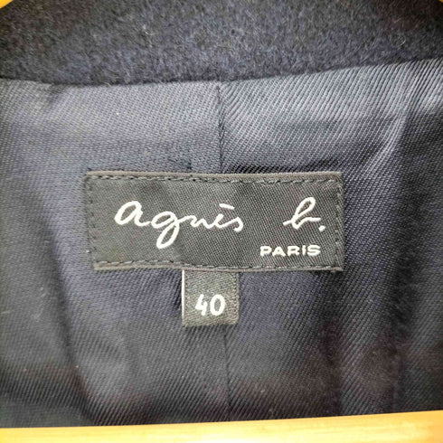 アニエスベー agnes b. ウール チェスターコート レディース EUR:40