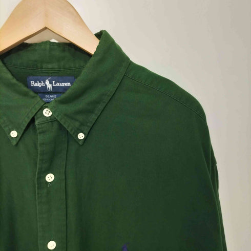 ラルフローレン RALPH LAUREN 90S BLALE ポニー刺繍 ボタンダウン ロングスリーブシャツ メンズ XXL