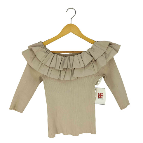 フレイアイディー FRAY I.D フリルコンビオフショルダーニット レディース ONE SIZE