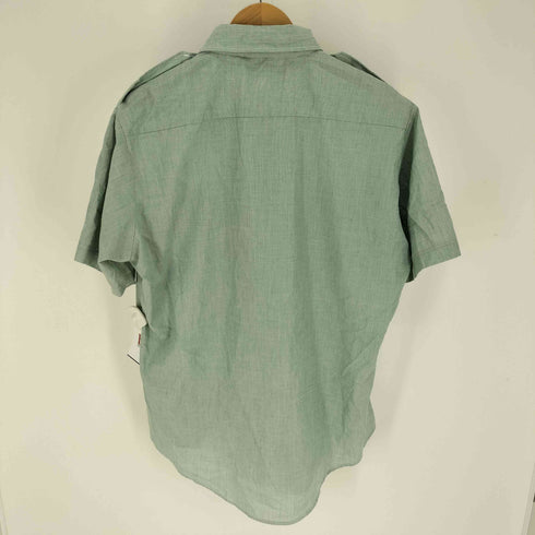 ユーエスアーミー U.S. ARMY 80S AG-415 DURABLE PRESS SHORT SLEEVE エポレット ミリタリーシャツ 1982年製 メンズ 15 1/2