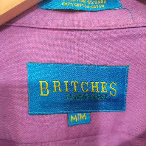 BRITCHES 香港製 ロングスリーブシャツ メンズ M
