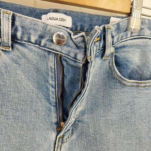 ラグアジェム LAGUA GEM BELL HEM DENIM ベルヘムデニム レディース 25