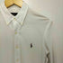 ラルフローレン RALPH LAUREN SLIM FIT ポニー刺繍 鹿の子長袖シャツ メンズ import:S