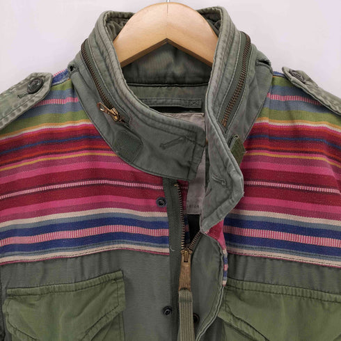 デニムアンドサプライ ラルフローレン DENIM & SUPPLY RALPH LAUREN タロンジップ M65ミリタリージャケット メンズ import:L