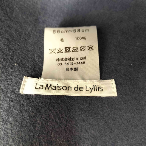 ラメゾンドリリス La Maison de Lyllis ウール ハット レディース