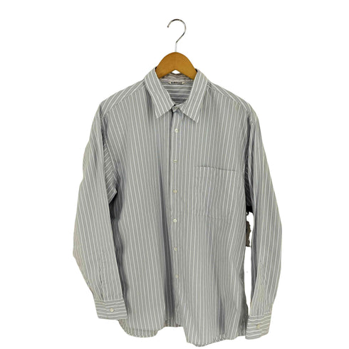 オーラリー AURALEE WASHED FINX TWILL STRIPE SHIRTS メンズ JPN:4