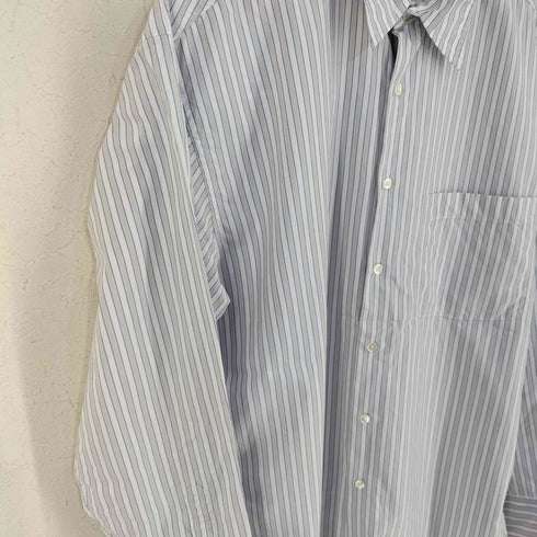 オーラリー AURALEE WASHED FINX TWILL STRIPE SHIRTS メンズ JPN:4