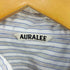 オーラリー AURALEE WASHED FINX TWILL STRIPE SHIRTS メンズ JPN:4