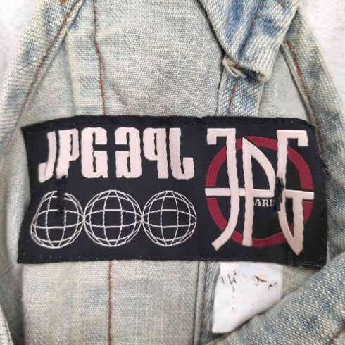 ジページェバイジャンポールゴルチエ JPG by GAULTIER 90S デニムオーバーオールデザイントップス レディース