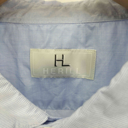 ヘリル HERILL 24SS Supima poplin Regular collar スピマ ポプリン レギュラーカラーシャツ メンズ JPN:2