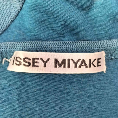 イッセイミヤケ ISSEY MIYAKE ノースリーブ 異素材 トップス レディース