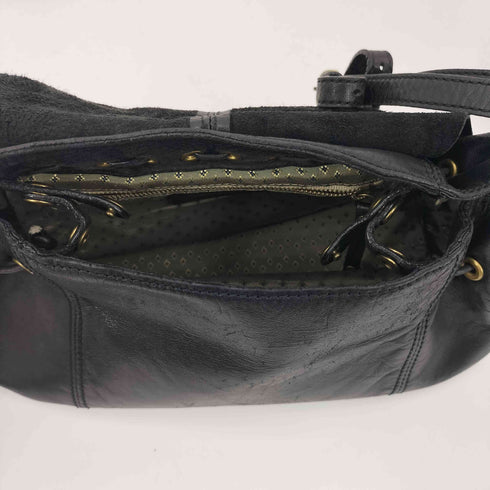 Selvedge Y2K フラップ レザーショルダー レディース