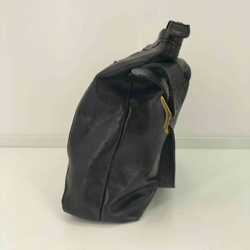 Selvedge Y2K グランジ 日本製レザーショルダーバッグ レディース