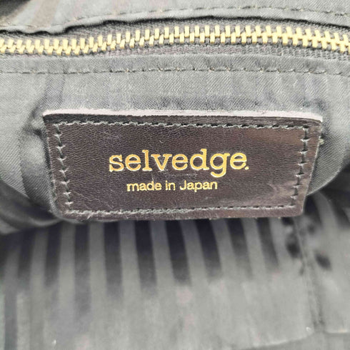 Selvedge Y2K グランジ 日本製レザーショルダーバッグ レディース