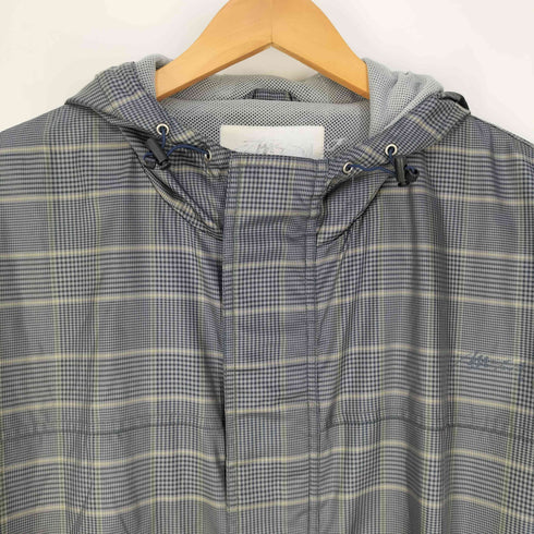 ステューシー Stussy AUTHENTIC GEAR 紺タグ 裏地メッシュ チェック マウンテンパーカー メンズ import:L