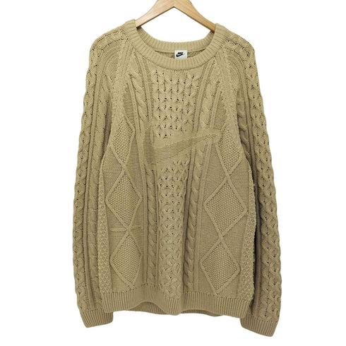 ナイキ NIKE 2022AW Life Cable Knit Sweater メンズ import:XL
