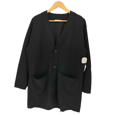 アストラット ASTRAET P/C ブークレー ヘリンボーン Vネックカーディガン レディース