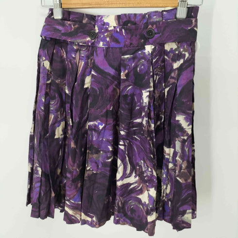 ポールスミスプラス Paul+ Paul Smith 花柄プリーツミニスカート レディース JPN:38