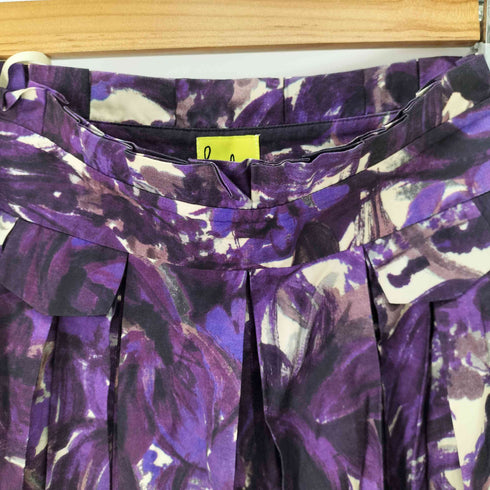 ポールスミスプラス Paul+ Paul Smith 花柄プリーツミニスカート レディース JPN:38