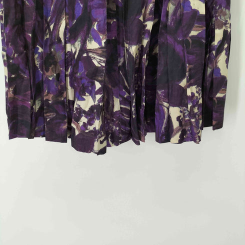 ポールスミスプラス Paul+ Paul Smith 花柄プリーツミニスカート レディース JPN:38