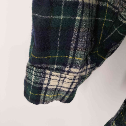 ペンドルトン PENDLETON 70S 開襟ウールチェックシャツ オープンカラー メンズ JPN:M