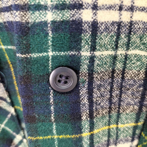 ペンドルトン PENDLETON 70S 開襟ウールチェックシャツ オープンカラー メンズ JPN:M