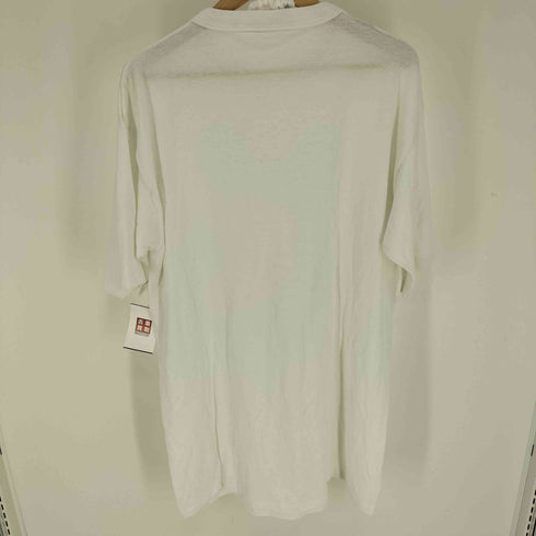 USA製 オーバーサイズ コットンポリ プレーンTシャツ シングルステッチ メンズ ONE SIZE