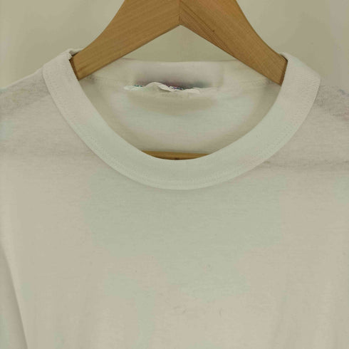 USA製 オーバーサイズ コットンポリ プレーンTシャツ シングルステッチ メンズ ONE SIZE