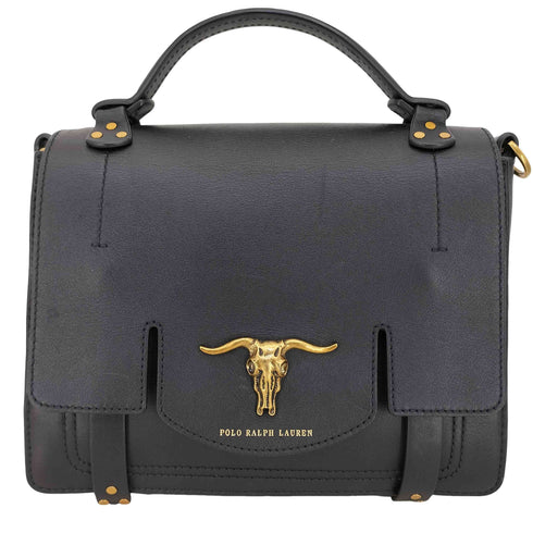 ラルフローレン RALPH LAUREN Leather Schooly Bag レディース