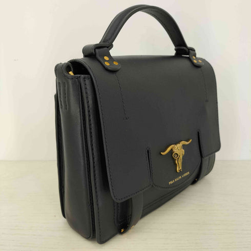 ラルフローレン RALPH LAUREN Leather Schooly Bag レディース