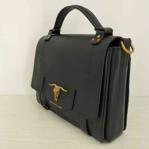 ラルフローレン RALPH LAUREN Leather Schooly Bag レディース