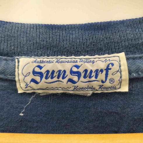 サンサーフ SUN SURF グラフィックプリントリンガークルーネックTシャツ メンズ