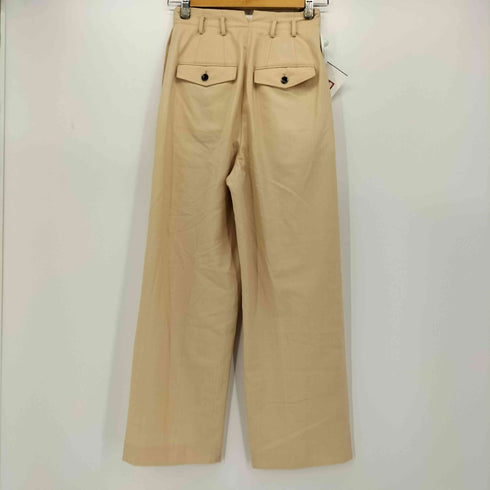 デミルクスビームス Demi-Luxe BEAMS ソフトツイル タック パンツ レディース JPN:34