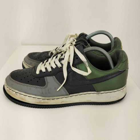 ナイキ NIKE AIR FORCE 1 LOW INSIDEOUT 温故知新 黒灰緑 メンズ JPN:27