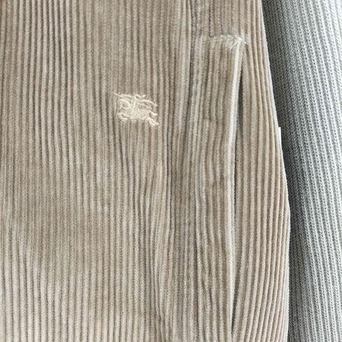 バーバリーロンドン BURBERRY LONDON ニット切替コーデュロイジャケット メンズ