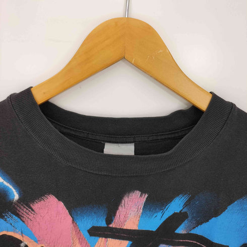 American thunder Jesus Power Tee Tシャツ 裾&袖シングル メンズ