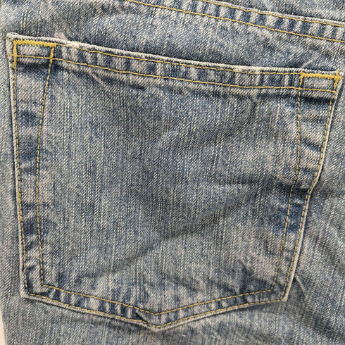 han ahn soon クラッシュ加工デニムパンツ メンズ 26