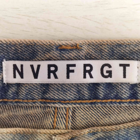 ネヴァーフォーゲット NVRFRGT 3D TWISTED WIDE LEG JEANS メンズ 3