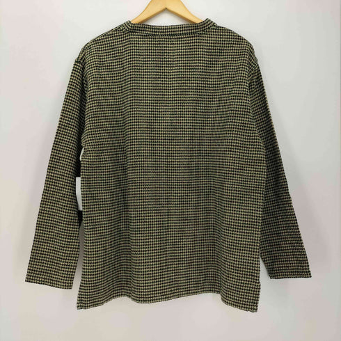 サウスツーウェストエイト SOUTH2 WEST8 V NECK SHIRT (Cotton Flannel / Houndstooth) - GREEN/BEIGE/BLACK プルオーバースモック メンズ JPN:XS