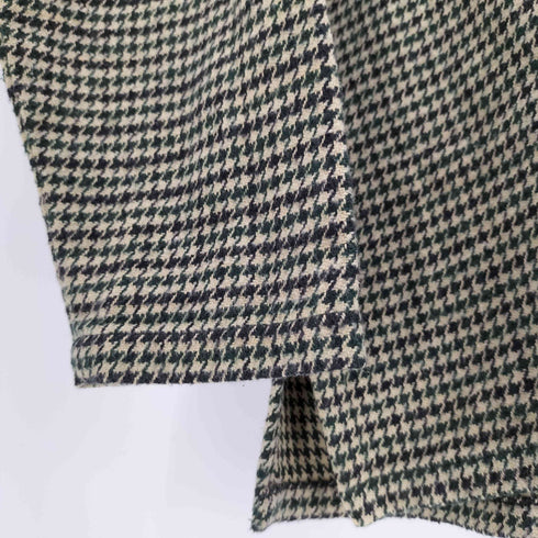 サウスツーウェストエイト SOUTH2 WEST8 V NECK SHIRT (Cotton Flannel / Houndstooth) - GREEN/BEIGE/BLACK プルオーバースモック メンズ JPN:XS
